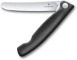 Victorinox Swiss Classic Foldable Paring Knife, Straight Edge Black 4.3 in