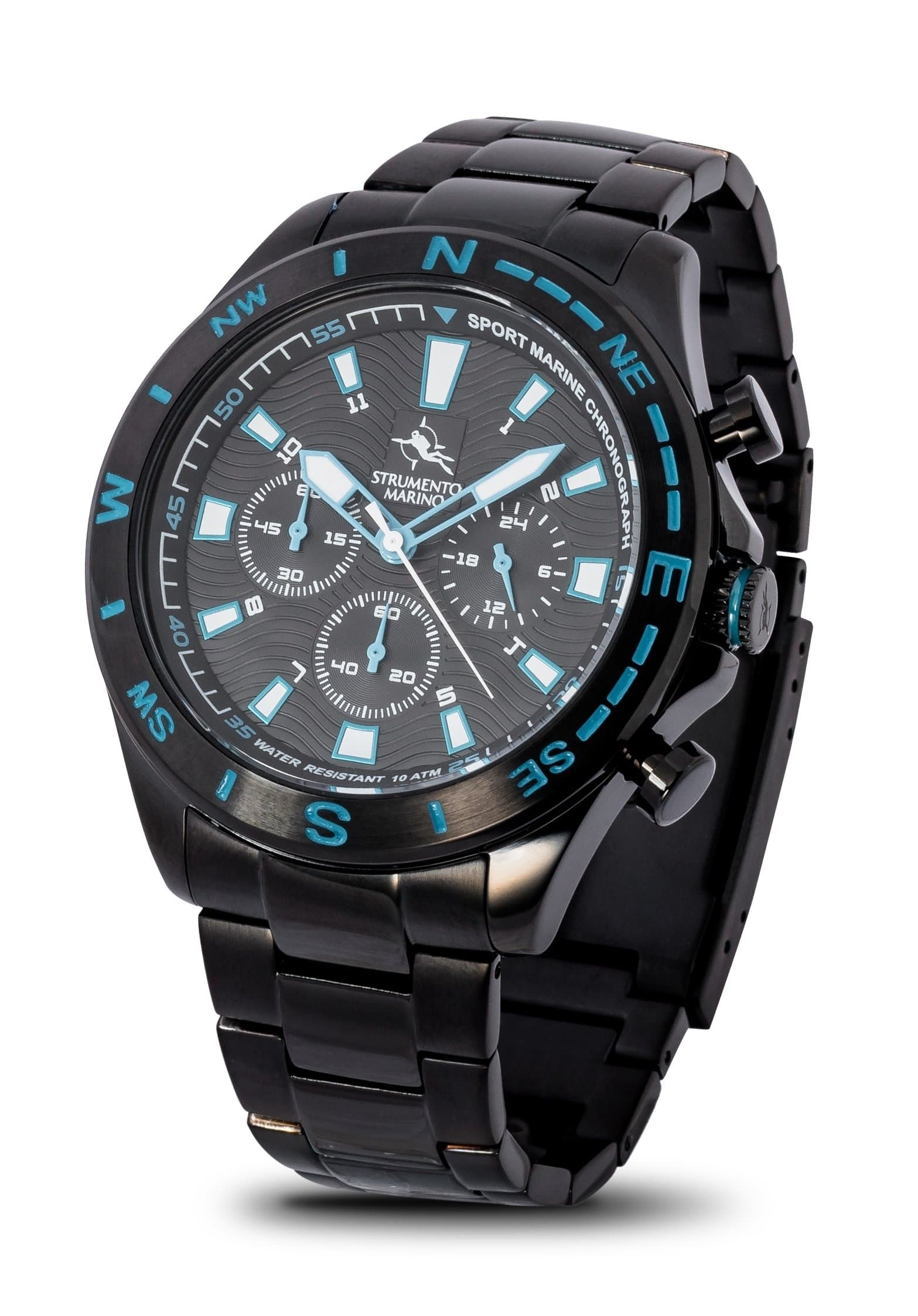 Clock Men Marine Instrument sm123mb/BK/NR/CL