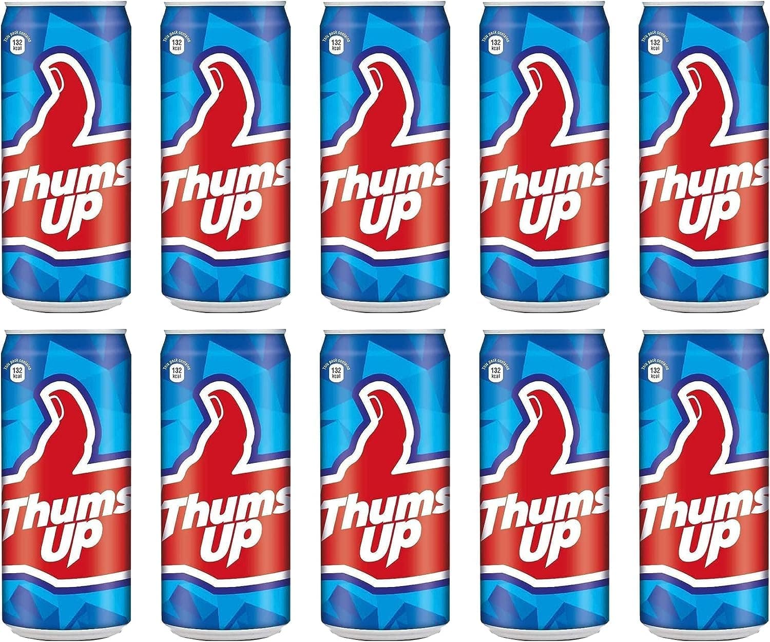 Delicious Flavored Drinks - Soft Refreshing & Irresistible Taste Beverages - Fun Drinking During Hot Summers Or Take Them on Picnics & Trips - Cool Drink To Break Your Thirst (Thums up Can 300ml_P 10)