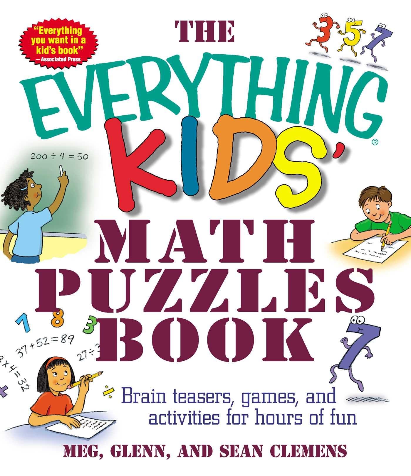 The Everything Kids' Math Puzzles Book: Brain Teasers, Games, and Activites for Hours of Fun Paperback – Illustrated, 1 June 2003