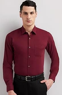 Men's Everyday Solid Slim Fit Full Sleeve Formal Shirt | Cotton-Rich