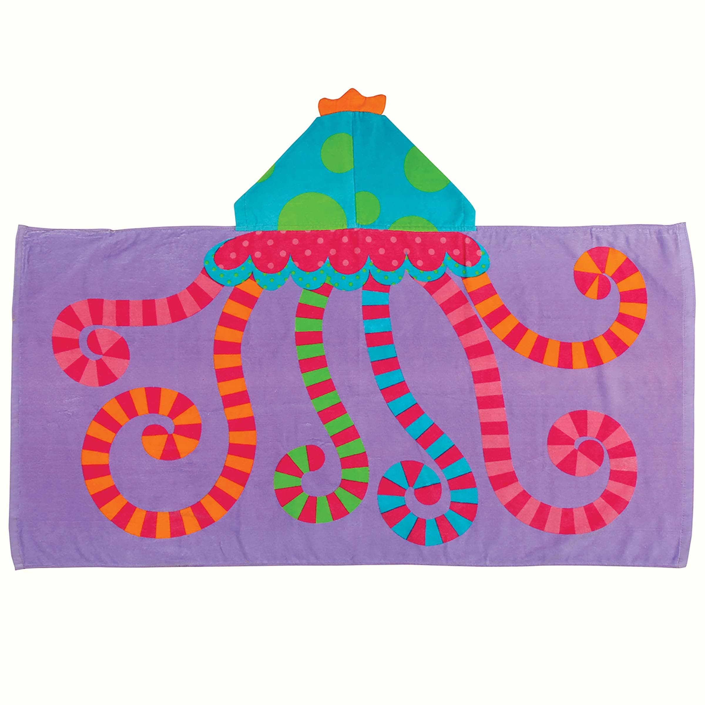 Stephen Joseph Hooded Towel, Jellyfish