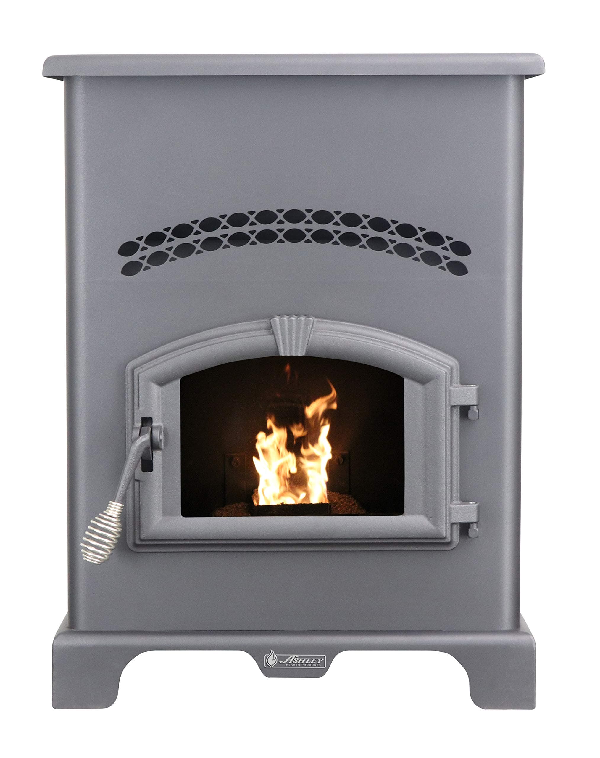Ashley Hearth Products AP130 2,200 Sq Ft EPA Certified Pellet Stove with 130 lb Hopper, Black