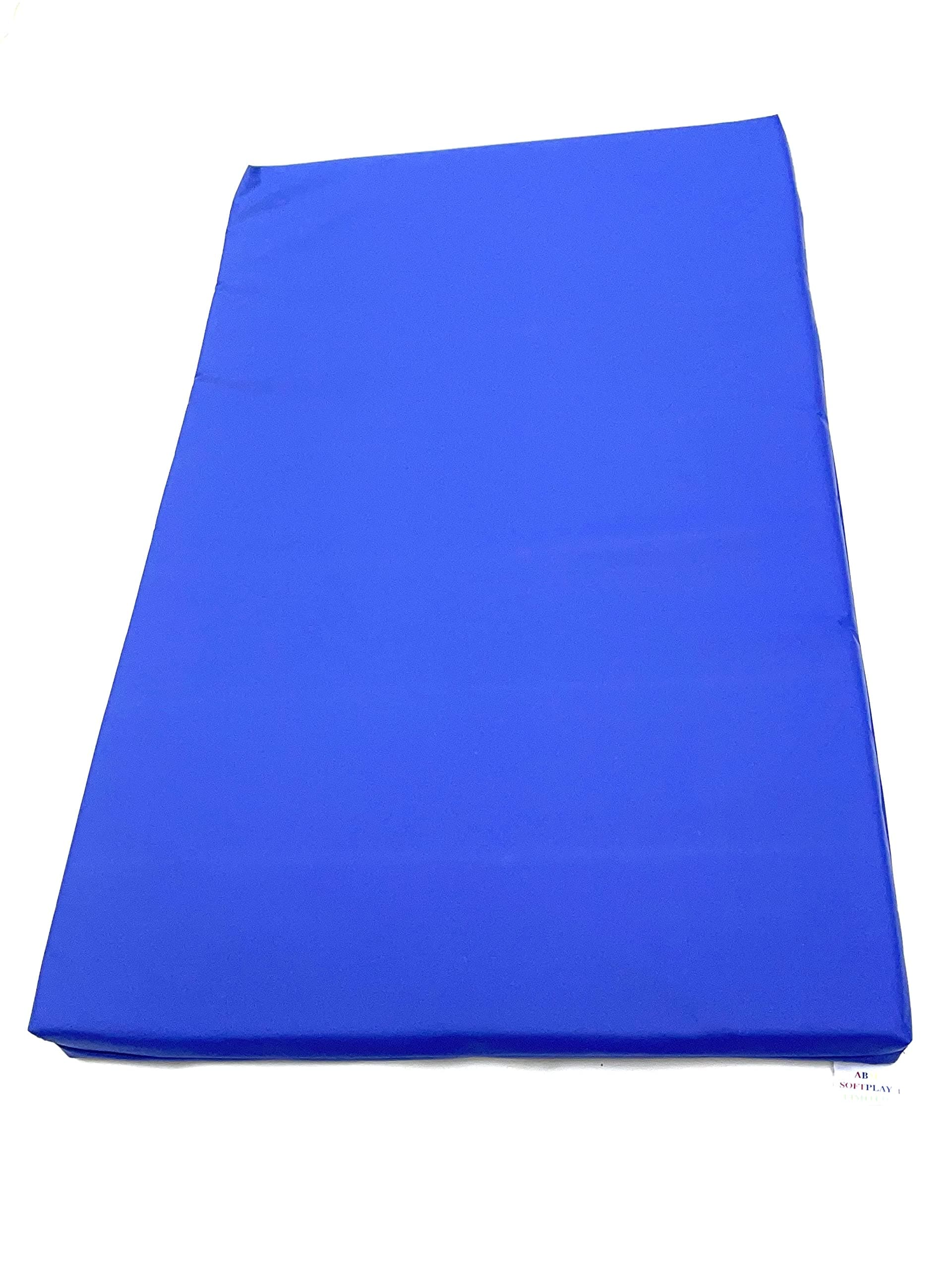 ABM SOFTPLAY Soft Play Gym Mat - Crash Mat - Exercise Mat - 610gsm PVC/High Density Foam - Blue - Green - Pink - Red - Yellow - 120cm x 90cm x 5cm