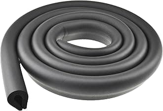 FiveSeasonStuff All Season Premium Foam Cushion Table Edge and Corner Guards / Edge Protectors / Edge Cushion / Edge Guards / Baby Proofing Child Proofing (U-Profile Double Sided Edge Protector Black 1pc 2Metre (T:5-8mm) [for edges between 0.5-2cm])