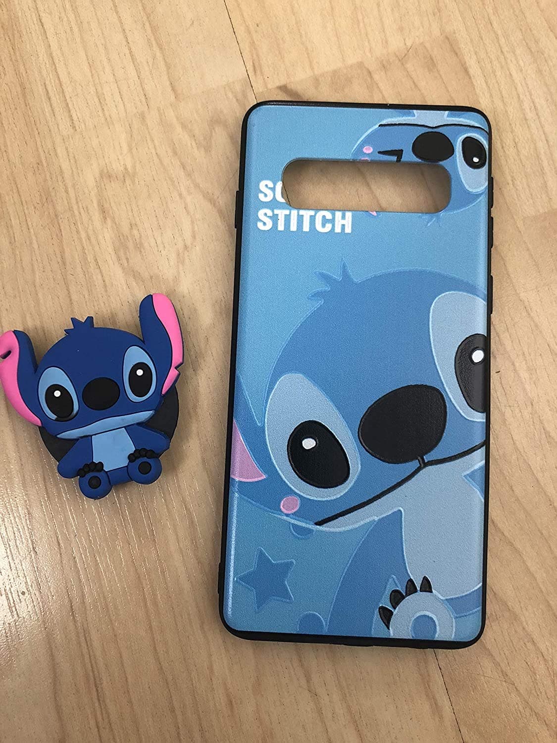 Stitch TPU Stand Holder Case for Galaxy S10 (Ship from NY)
