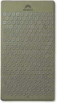 ShaktiMat Acupressure Mat for Relaxation, Massage Muscles, Aid Sleep & Unlock Inner Tension, Similar to Acupuncture, No Needles Required, Organic Cotton Certified (Premium, Level 1 Tulsi)