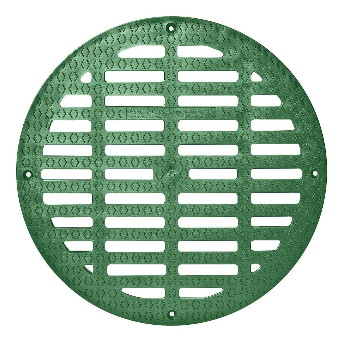 StormDrain Storm Drain FSD-3017-G20B 20-in. Round Flat Green Grate for Catch Basin