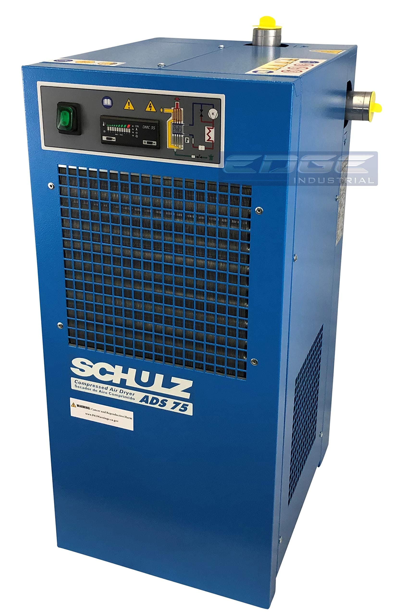 SCHULZ REFRIGERATED AIR DRYER FOR AIR COMPRESSOR, COMPRESSED AIR SYSTEMS, 75 CFM, GOOD FOR 15HP & 20HP COMPRESSORS (STAND ALONE DRYER)