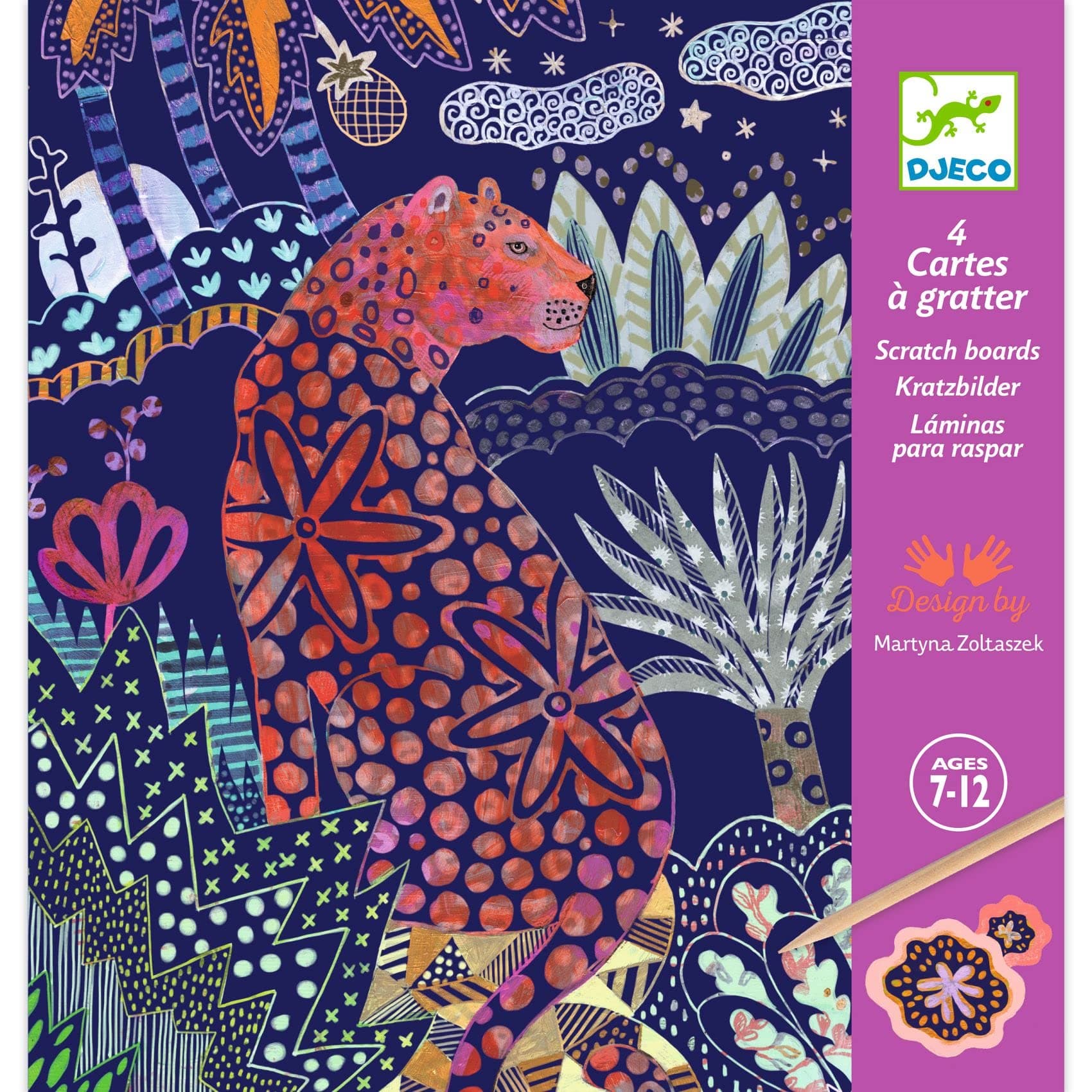 Lush Nature Scratch Cards, Multicolor
