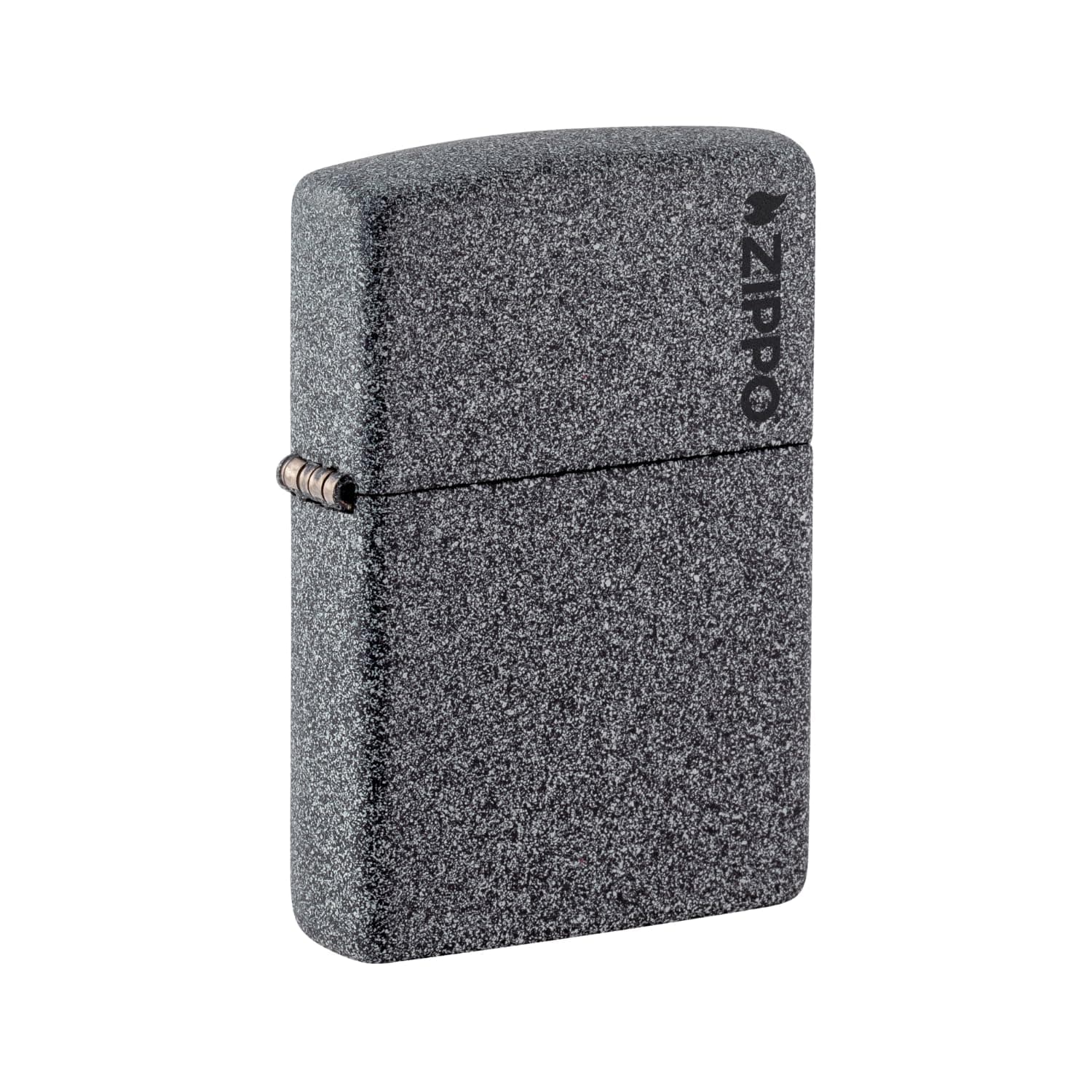 Zippo Classic Iron Stone Zippo Logo,Windproof Pocket Lighter, Without Fuel and Gas