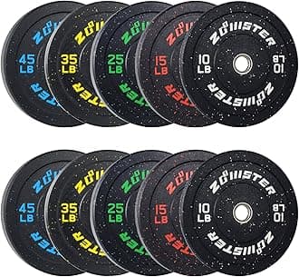 Bumper Plate Olympic Weight Plate High Bounce Bumper Weight Plate with Steel Insert Strength Training Weight Lifting Plate