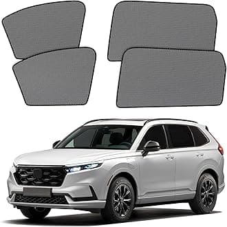 XCBYT 4 Pack 2023-2024 Honda CRV Window Shades with Breathable Mesh Window Covers 99% Sun UV Blackout Keeps Cool Car Privacy Curtains for Breastfeeding, Napping, Dressing, Camping