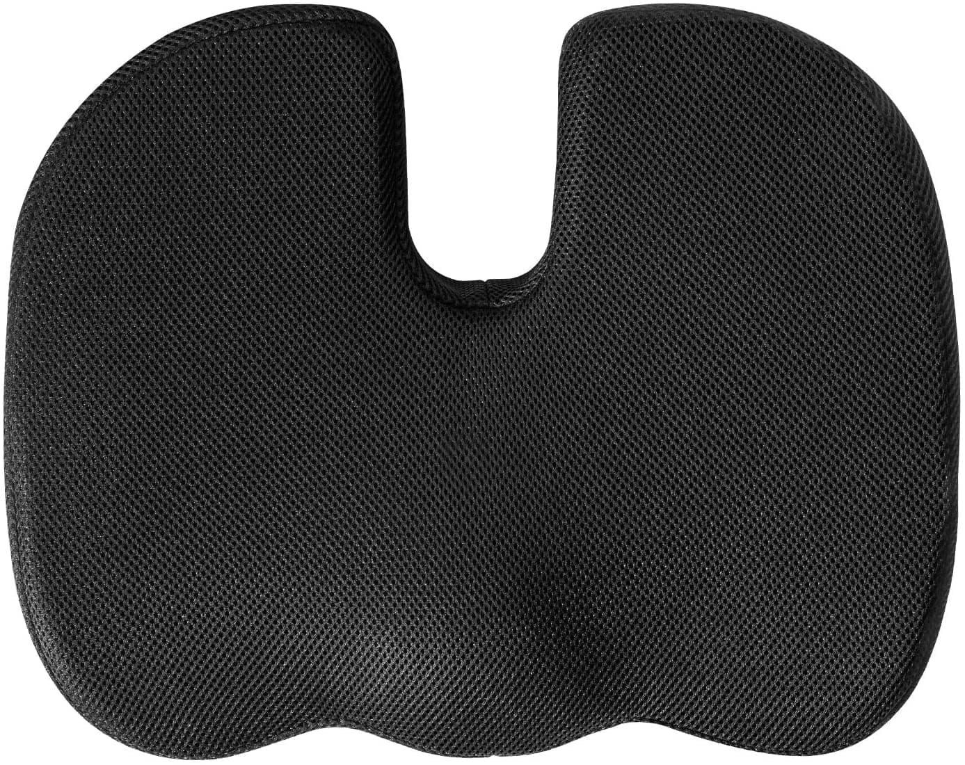 Sky Touch Memory Foam Seat Cushion for Office Chair Breathable Seat Pads Orthopedic Chair Cushion Fo rCar Seats Desk Chairs Gaming And Computer Chairs Non-Slip Cushion Washable Removable Cover Black