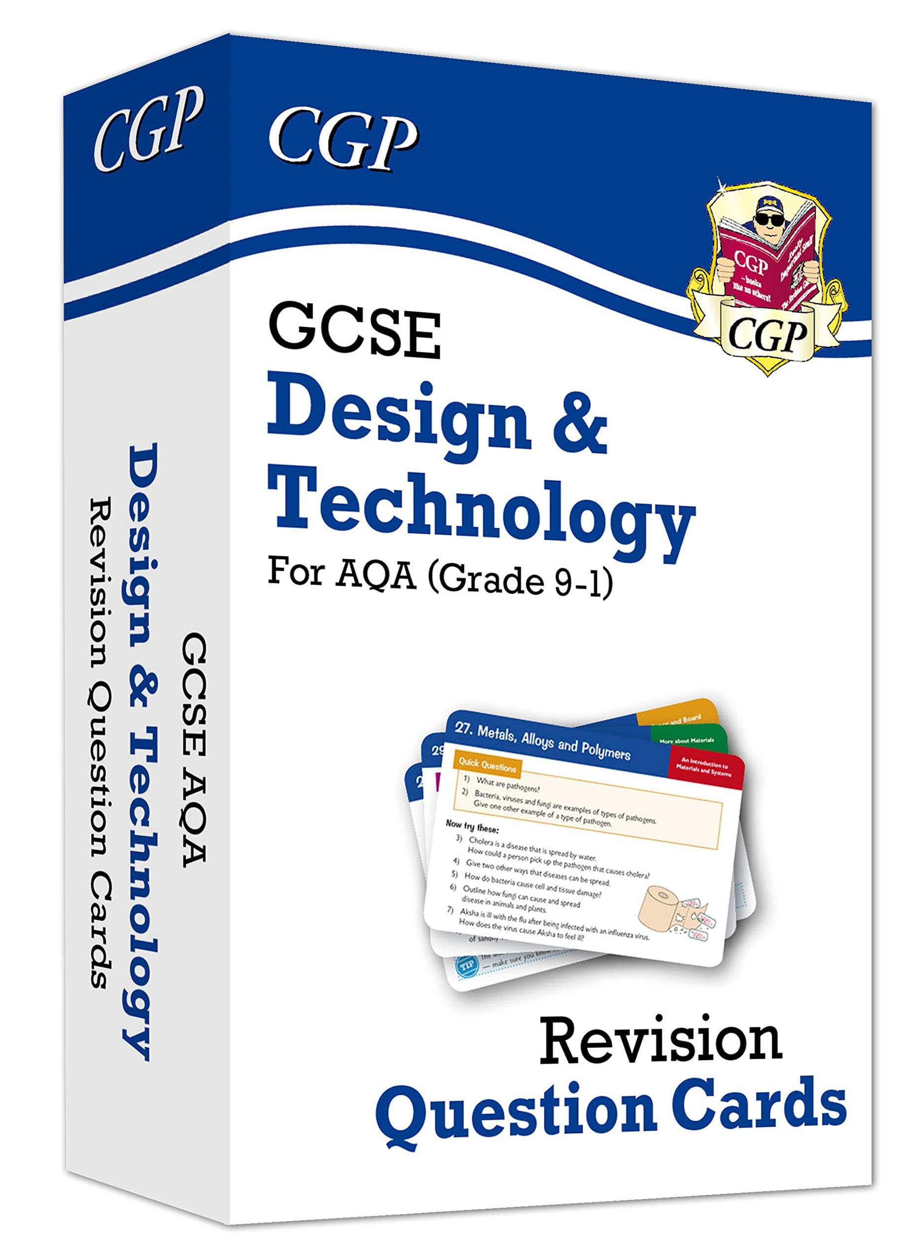 GCSE Design & Technology AQA Revision Question Cards (CGP GCSE D&T 9-1 Revision) (CGP AQA GCSE DT)