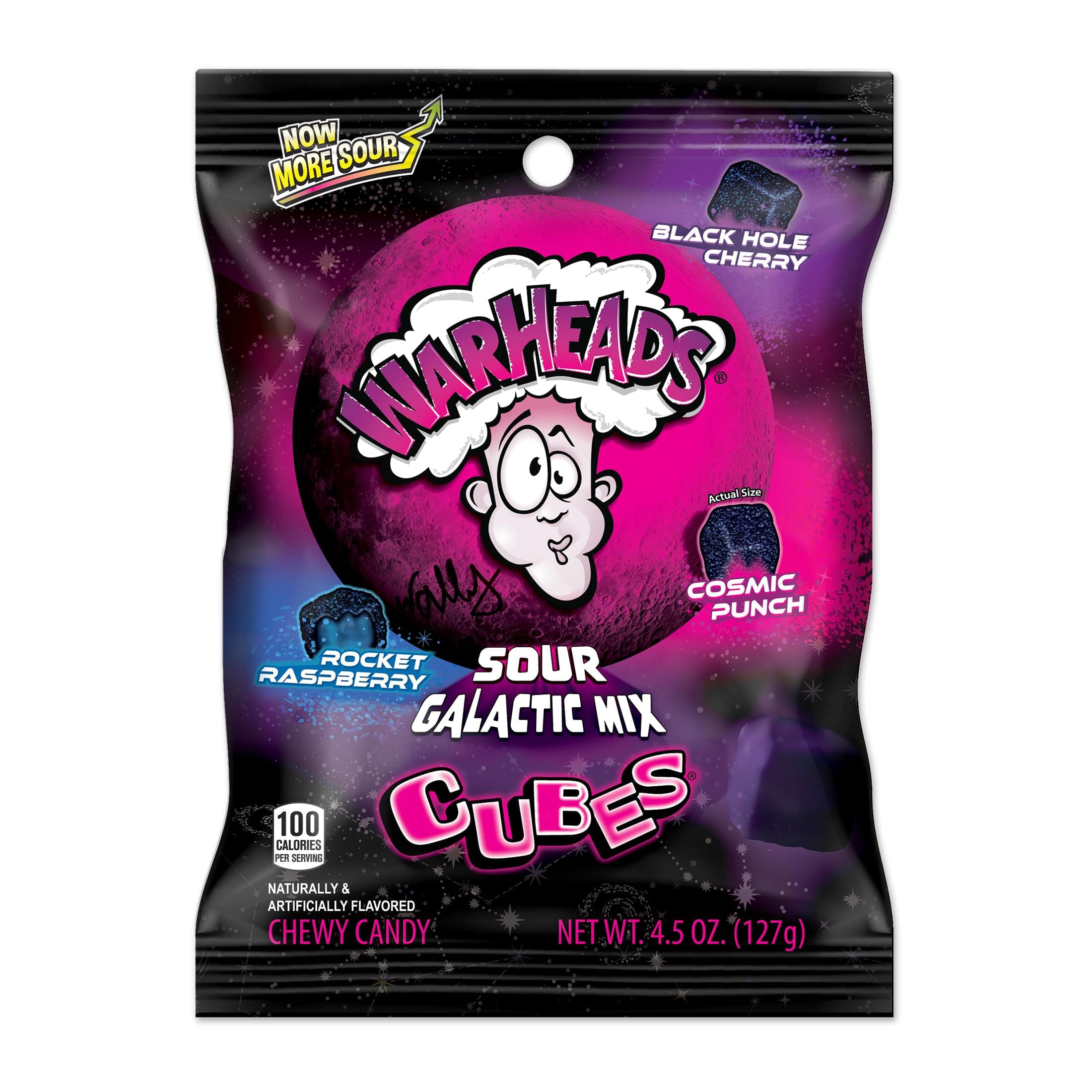 WARHEADS GALACTIC MIX CUBES 4.5oz (127g)