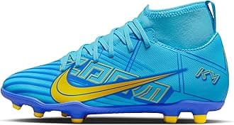 NikeJunior Superfly 9 Club KM FG/MG Football Boots DO9789 Soccer Cleats (UK 3 US 3.5Y EU 35.5, Baltic Blue White 400)
