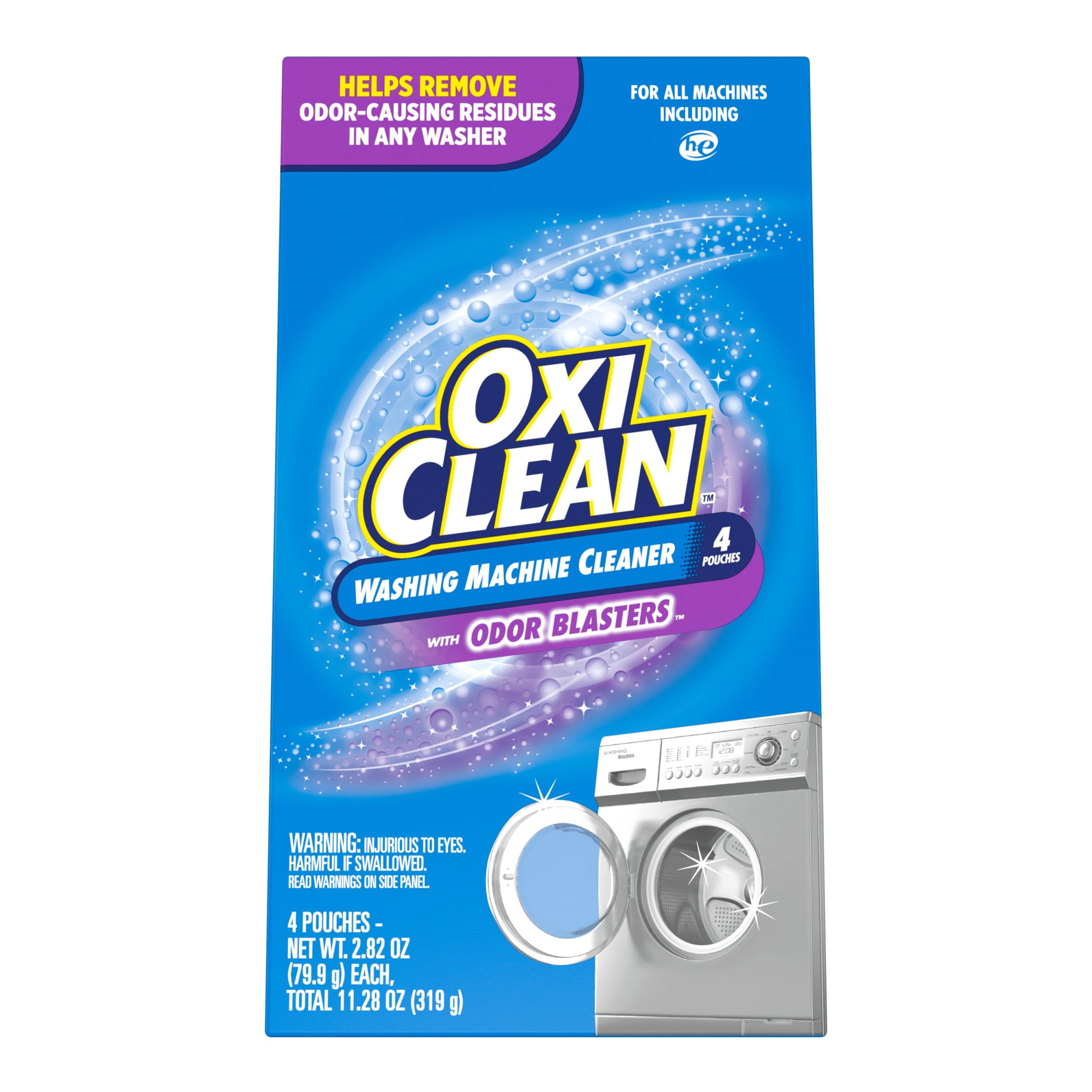Washing Machine Cleaner, 11.28 Oz, 4 Count by OxiClean