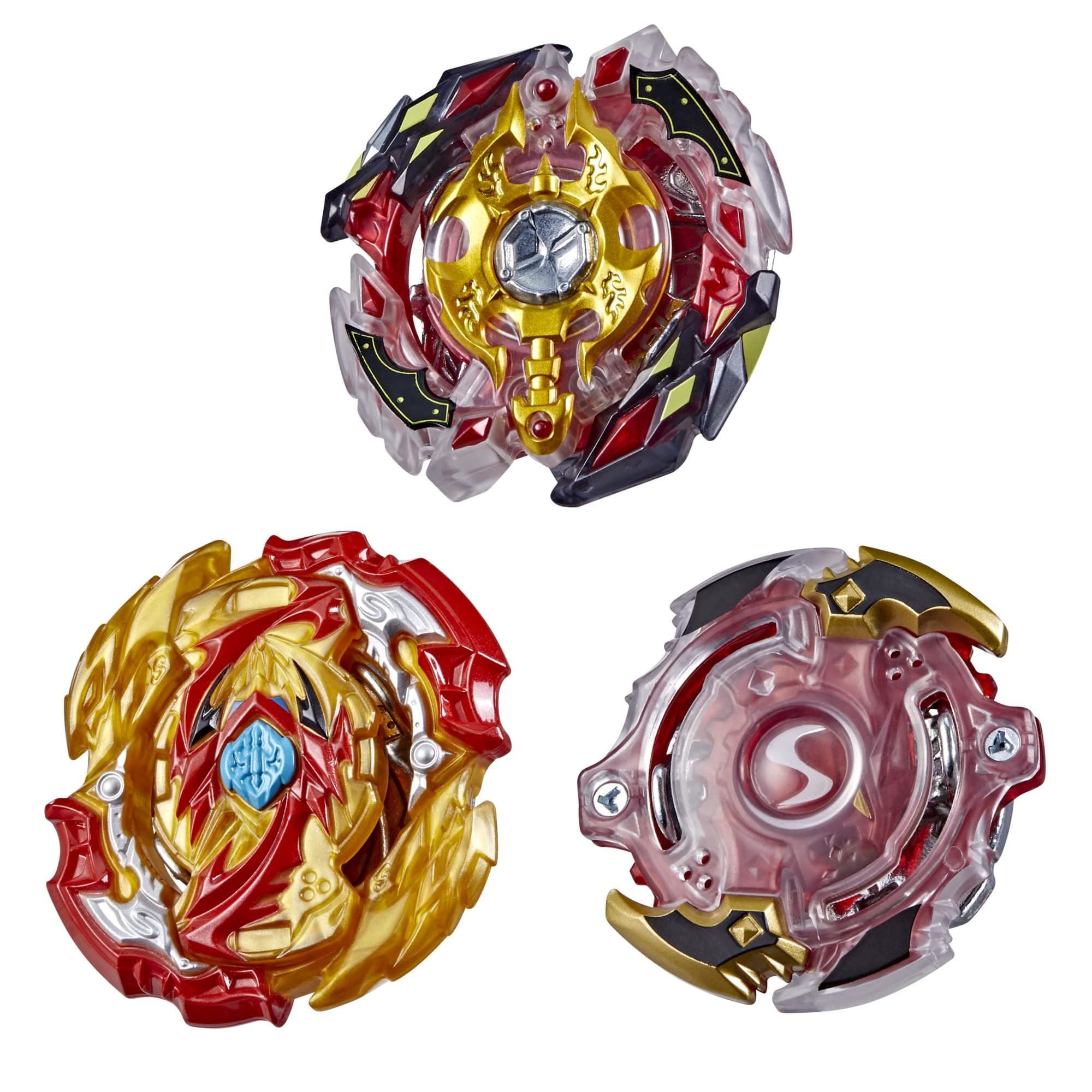 Beyblade Burst Evolution Trio Spryzen 3-Pack; Legend Spryzen S3, Lord Spryzen S5, Spryzen S2 Balance-Type Battling Game Top Toys
