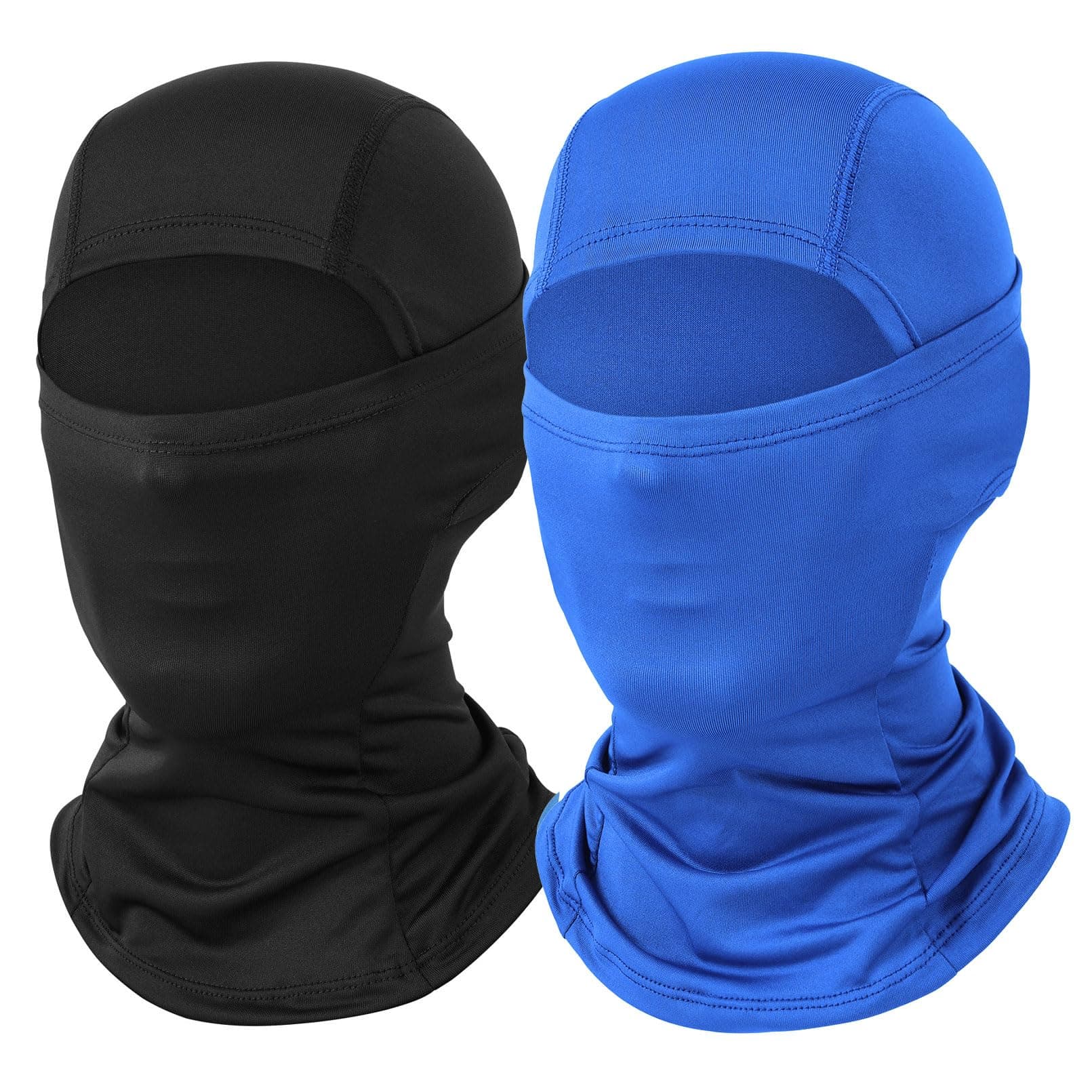 Balaclava Ski Mask 2 Pack Full Face Mask for Men Women Shiesty Ski Mask Motorcycle Summer Face Cover Sun Protection Football