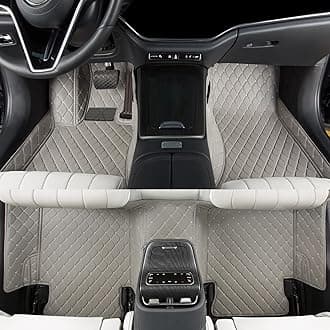 Custom car Floor mat is Compatible for Mercedes-Benz，to All Models for Benz (2000-2025) C260/C200/S500/ A260/ B200，Luxurious ‌All-Weather car Floor MATS. (Gray.)