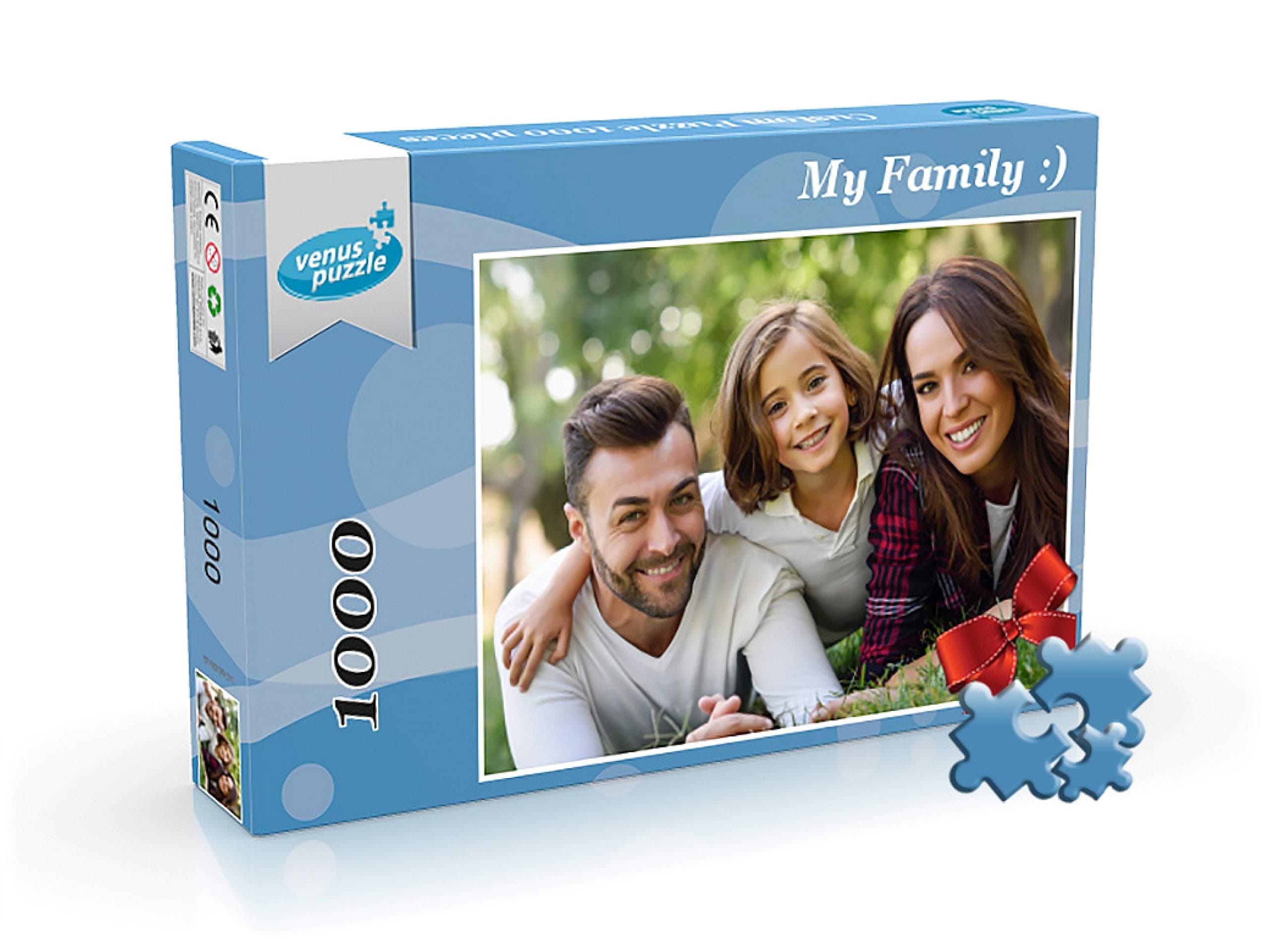Venus Puzzle, 1000 Pieces Custom Photo Puzzle, Personalized Puzzle, Custom Jigsaw Puzzle 1000 Pieces (Box Ribbon)