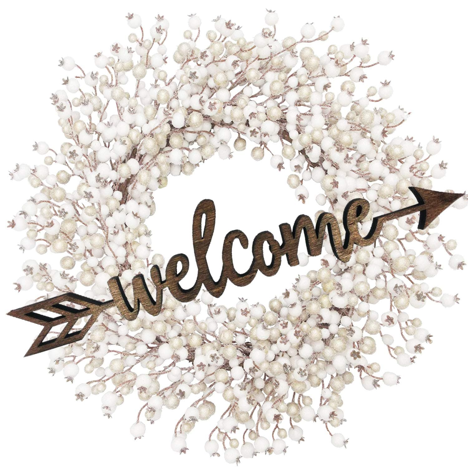 Welcome Arrow Wood Sign Home Decor Wall Art Rustic Front Door Unfinished 12" x3"