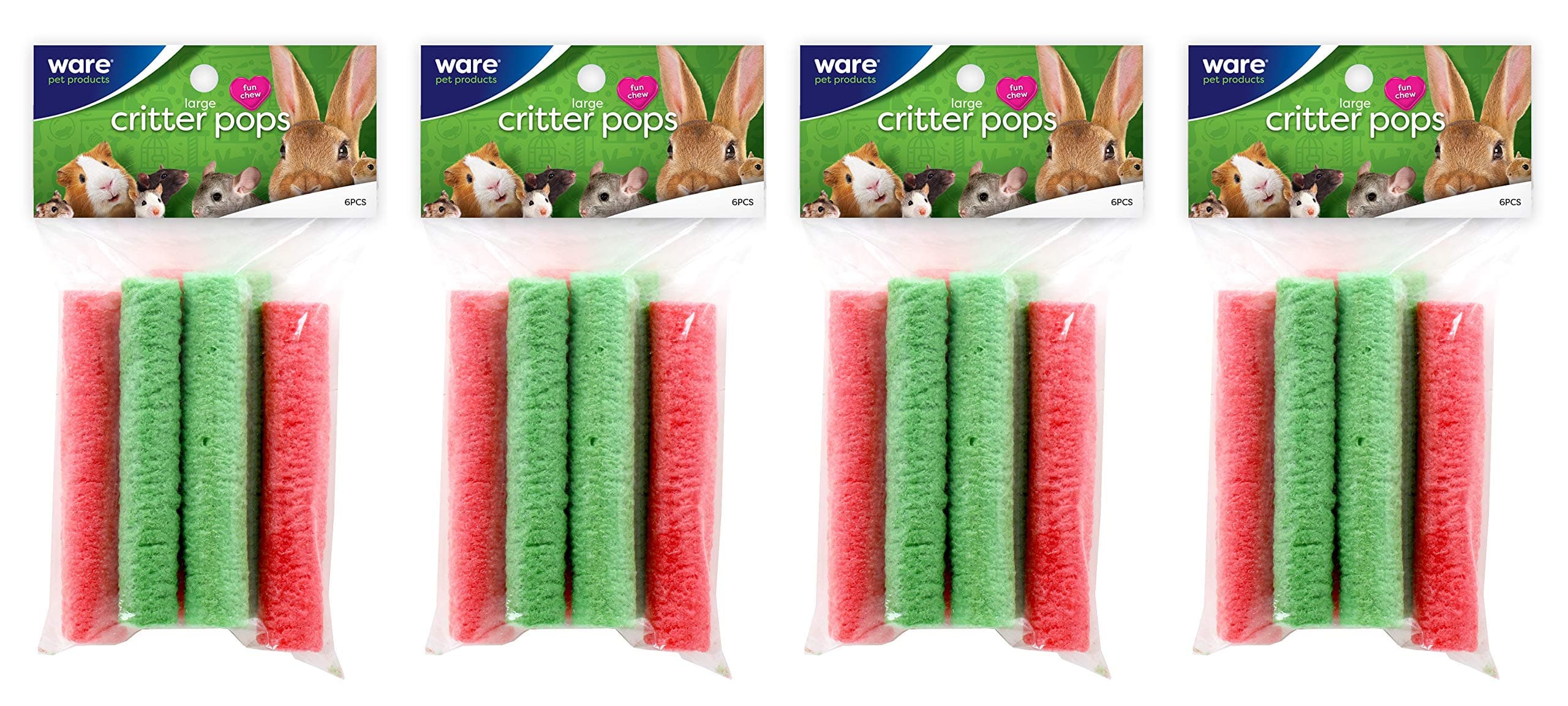 Large Rice Pops Small Animal Treats Size:Pack of 4