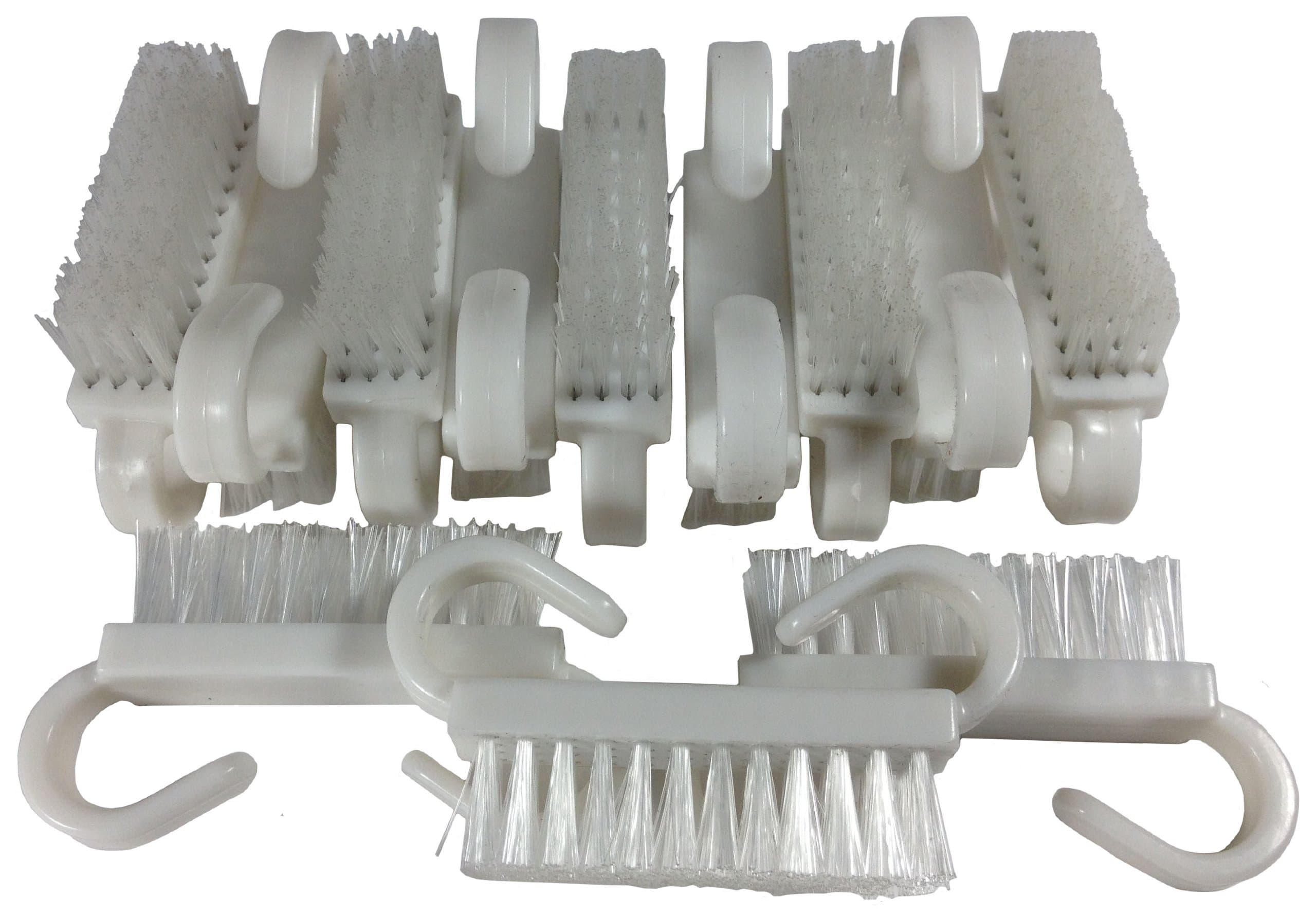 Nail Art Dust Cleaning Manicure Brushes 12 Pack (White)