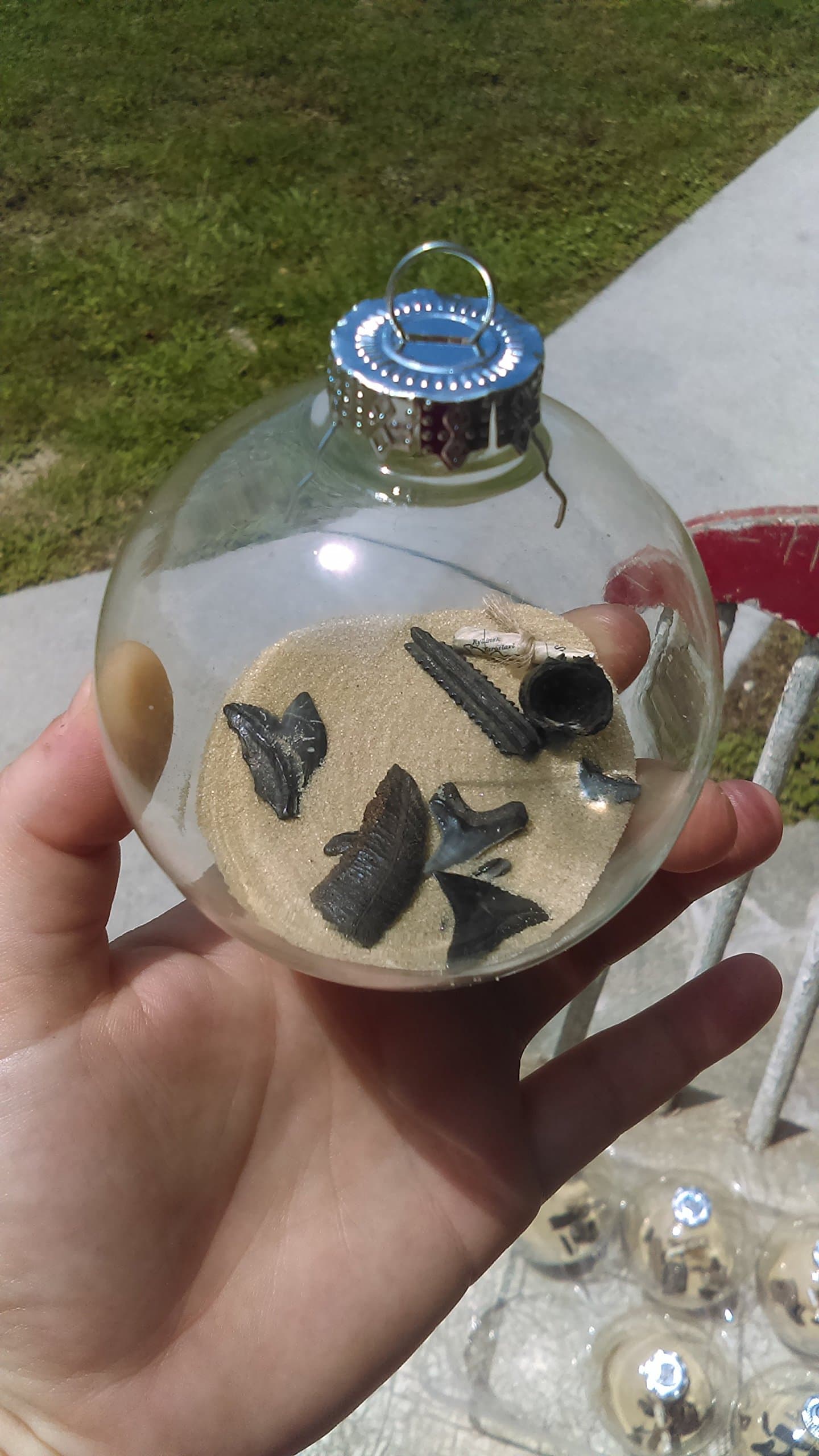 Shark Teeth Christmas Ornaments