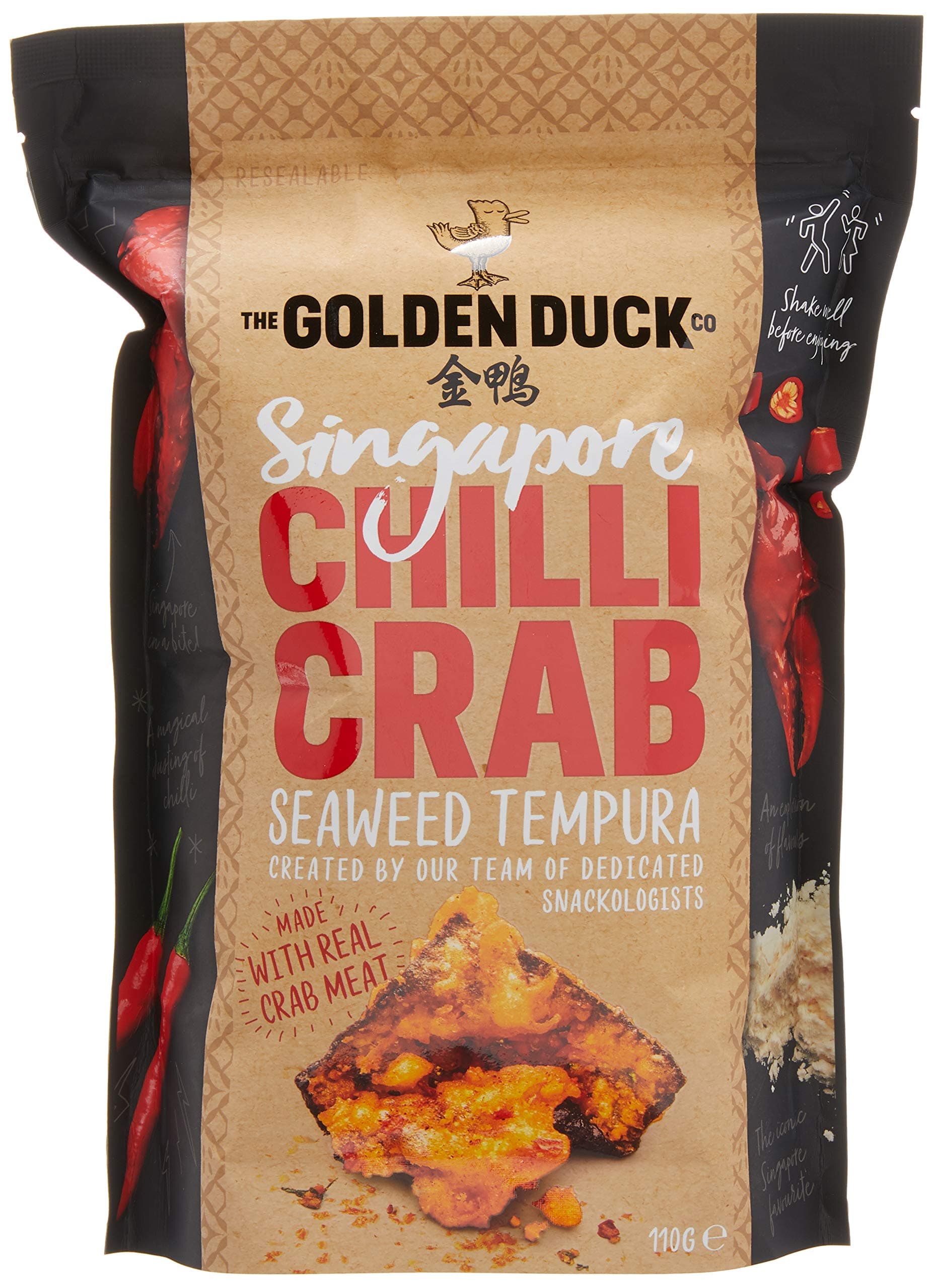 The Golden Duck Salted Egg Crab Seaweed Tempura