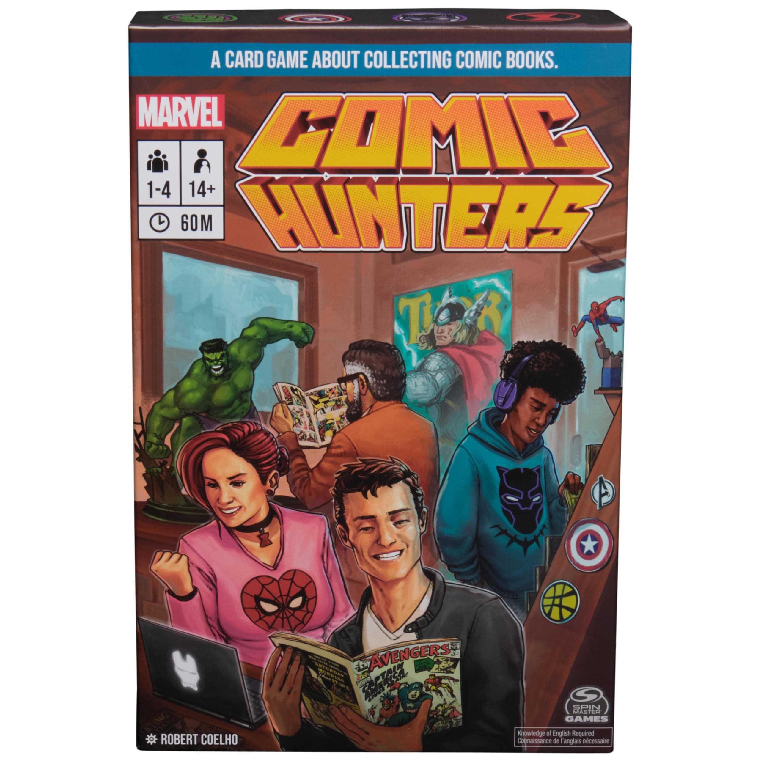 Marvel Comic Hunters, Comic Collecting Strategy Card Game for Fans of Marvel Rivals & Action Movies, Easter Gift, 1-4 Players, for Ages 14 & Up