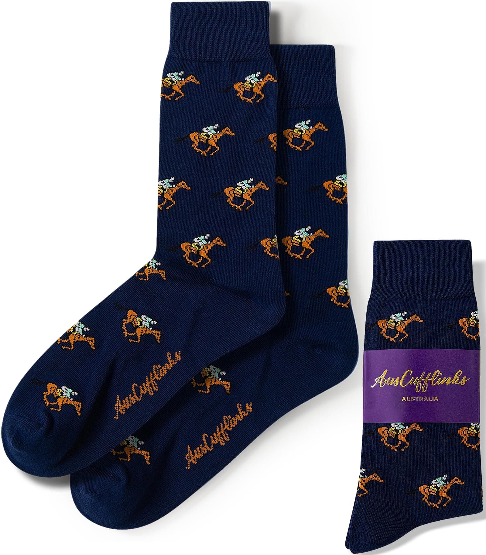 AUSCUFFLINKS Socks For Him & Her | Fun Gift Socks for Dad & Mum