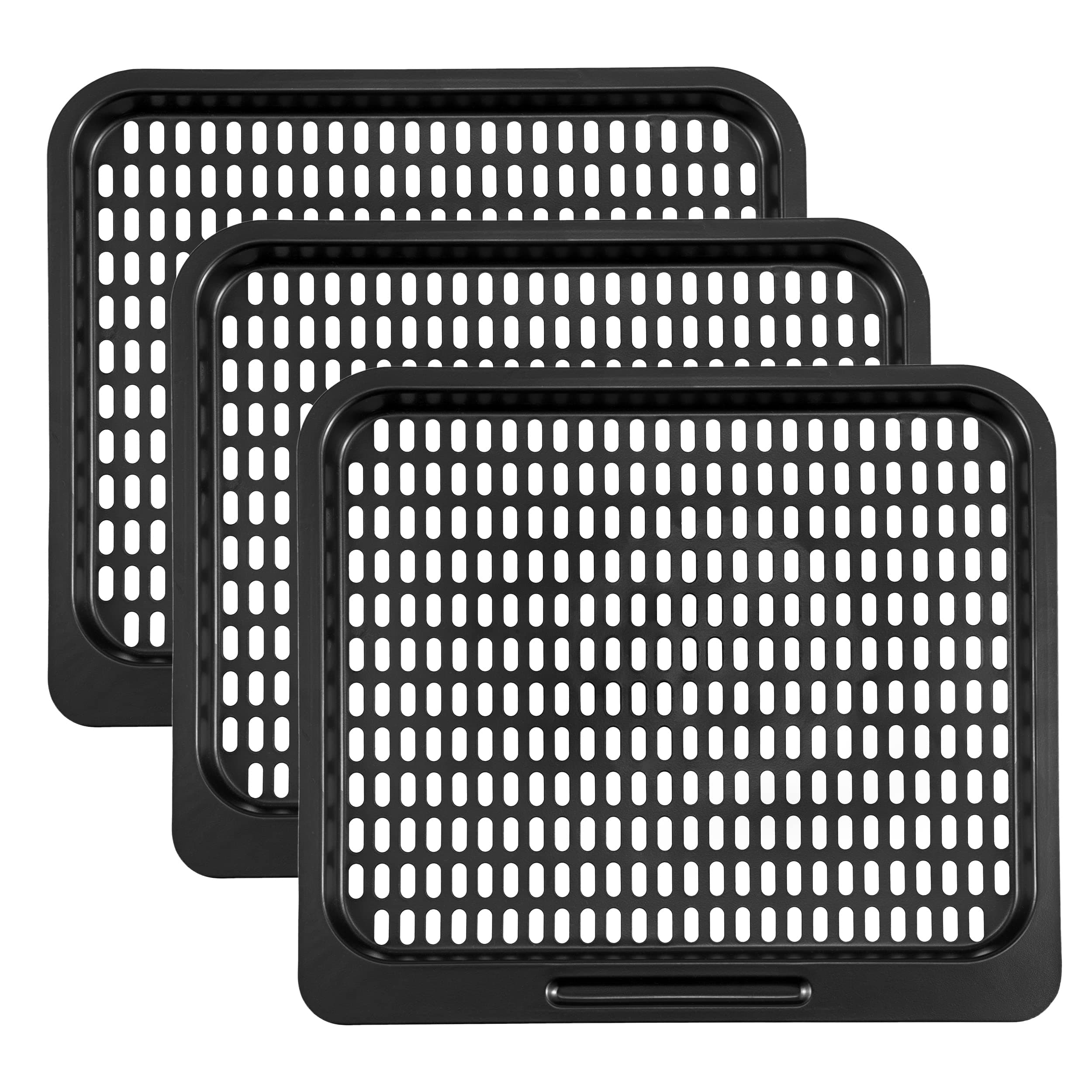 Cooking Tray for Instant Vortex Plus 10 Quart Air Fryer,3 Pcs Replacement Parts for Innsky 10.6 Qt Oven,Nonstic Cooking Rack,Air Fryer Replacement Parts and Accessories