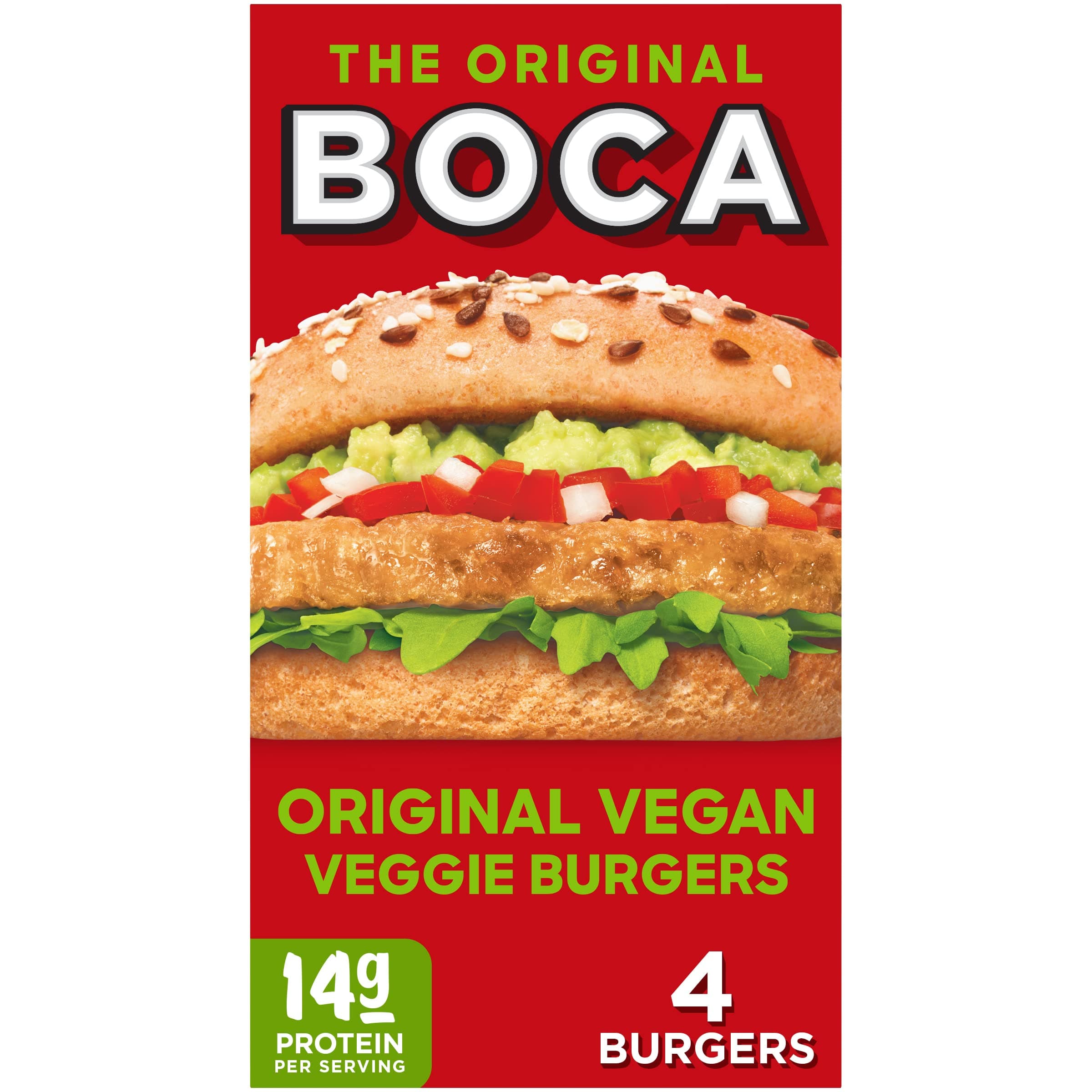 Boco, Original Vegan Veggie Burgers, 10 Ounce