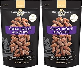 Crème Brulee Almonds, 3.5 OZ (Pack of 2)