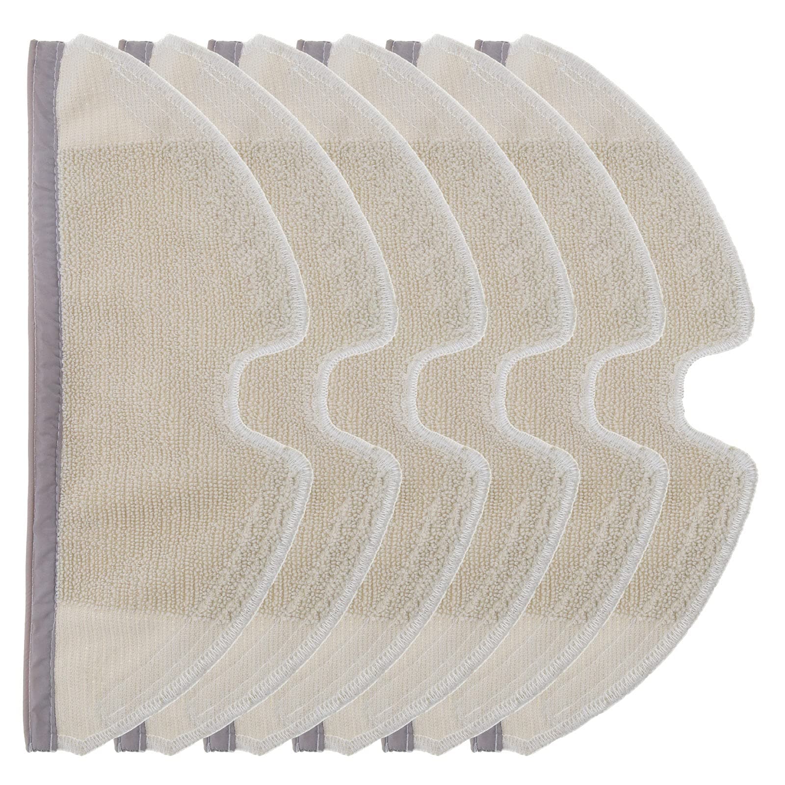 Micro Traders 6Pcs Mopping Cleaning Cloths 11.2x4.72 Inch Vacuum Cleaner Rags Cloths Spare Parts Compatible with Xiaomi S5 S6 Max S50 S60