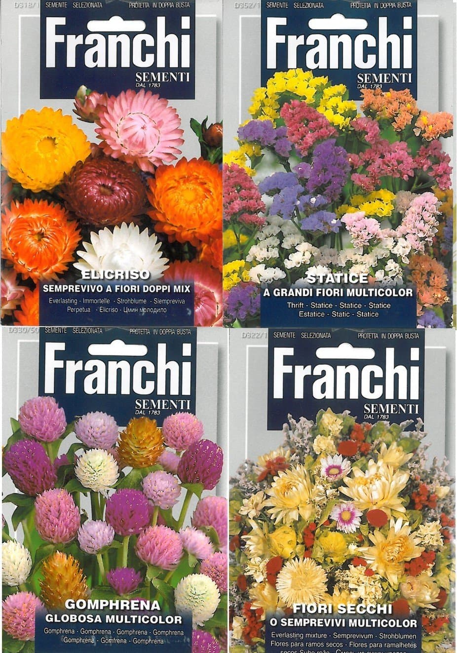 Franchi Everlasting Flower Seed Collection