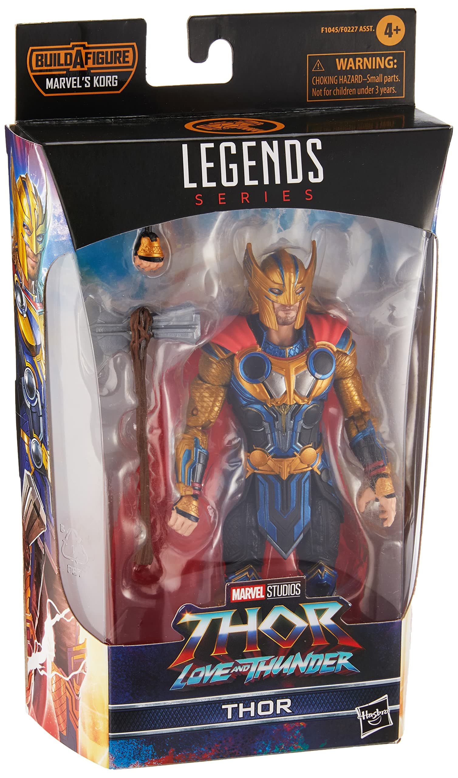 Hasbro Legends Thor: Love and Thunder Thor Action Figure 15-cm Collectible Toy, 3 Accessories, Multicolor,F1045