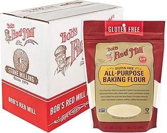 Bob's Red Mill Gluten Free All Purpose Baking Flour, 22oz (Pack of 4) - Vegan, Kosher