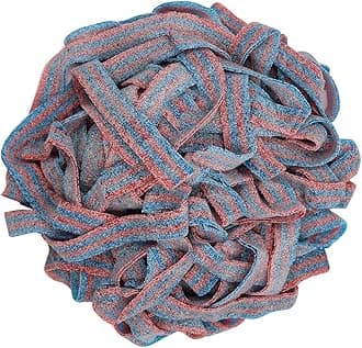 Smarty Stop Every Sour Belts Flavor Gummy Candies 1 Pound (Blazpberry)