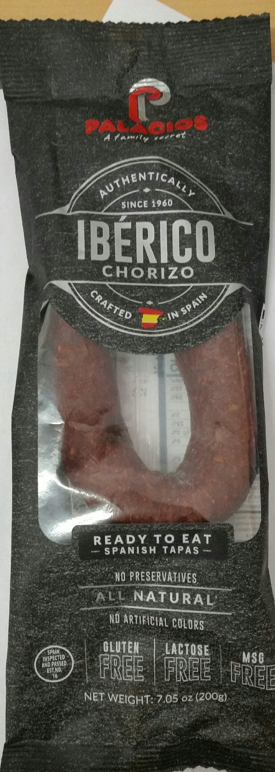Iberico Chorizo, 7.05 oz.
