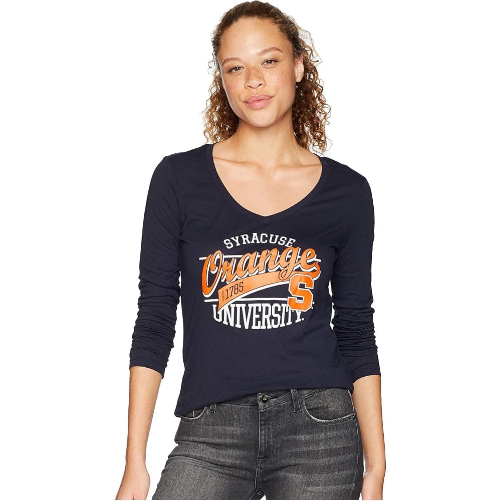 Syracuse Orange Long Sleeve V-Neck Tee
