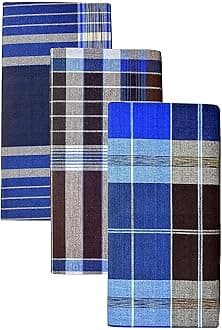 V STITCHED LUNGIES Cotton Lungis for Men,(Multi Colour)||Assorted Checks or Colors_2 Meter
