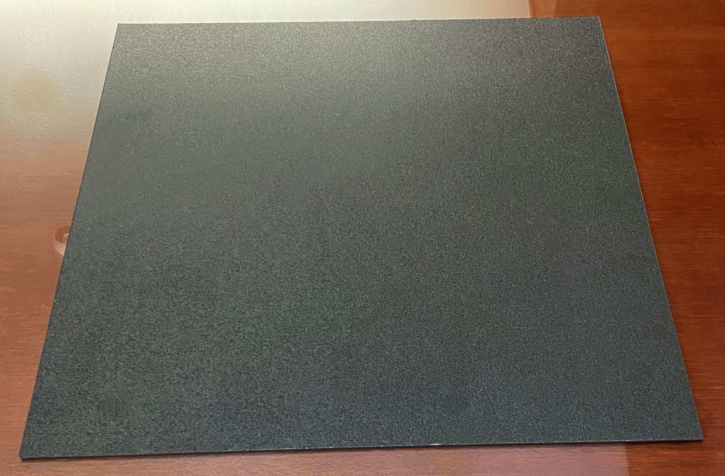 2 Black HDPE Polyethylene Plastic Sheet 24"x24"x1/16" (0.06")