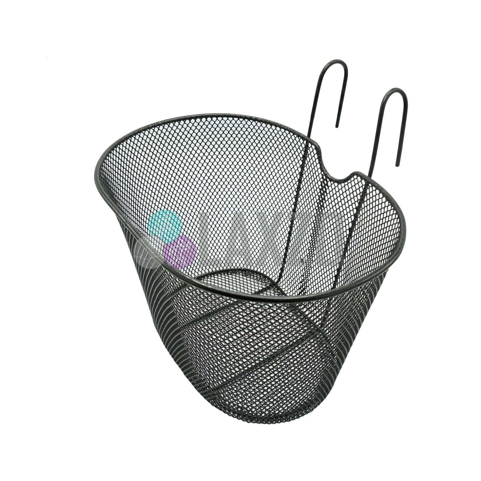 Laxzo Bicycle Bike Front Basket Metal Mesh Quick Release Bicycle Hook-On Basket
