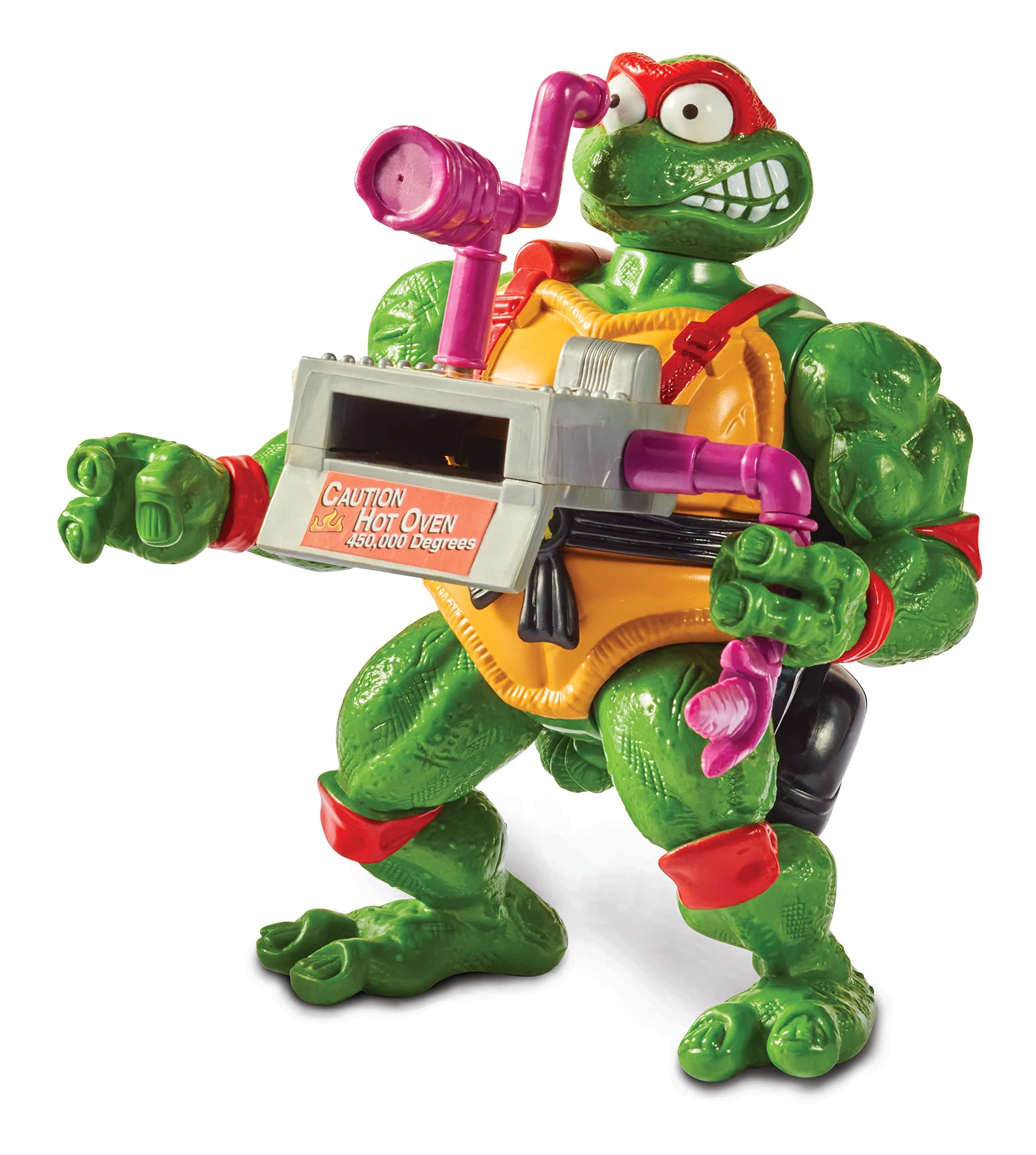TMNT Pizza Tossin Raph, 5" Figure, Launch Pizza Pie Discs!
