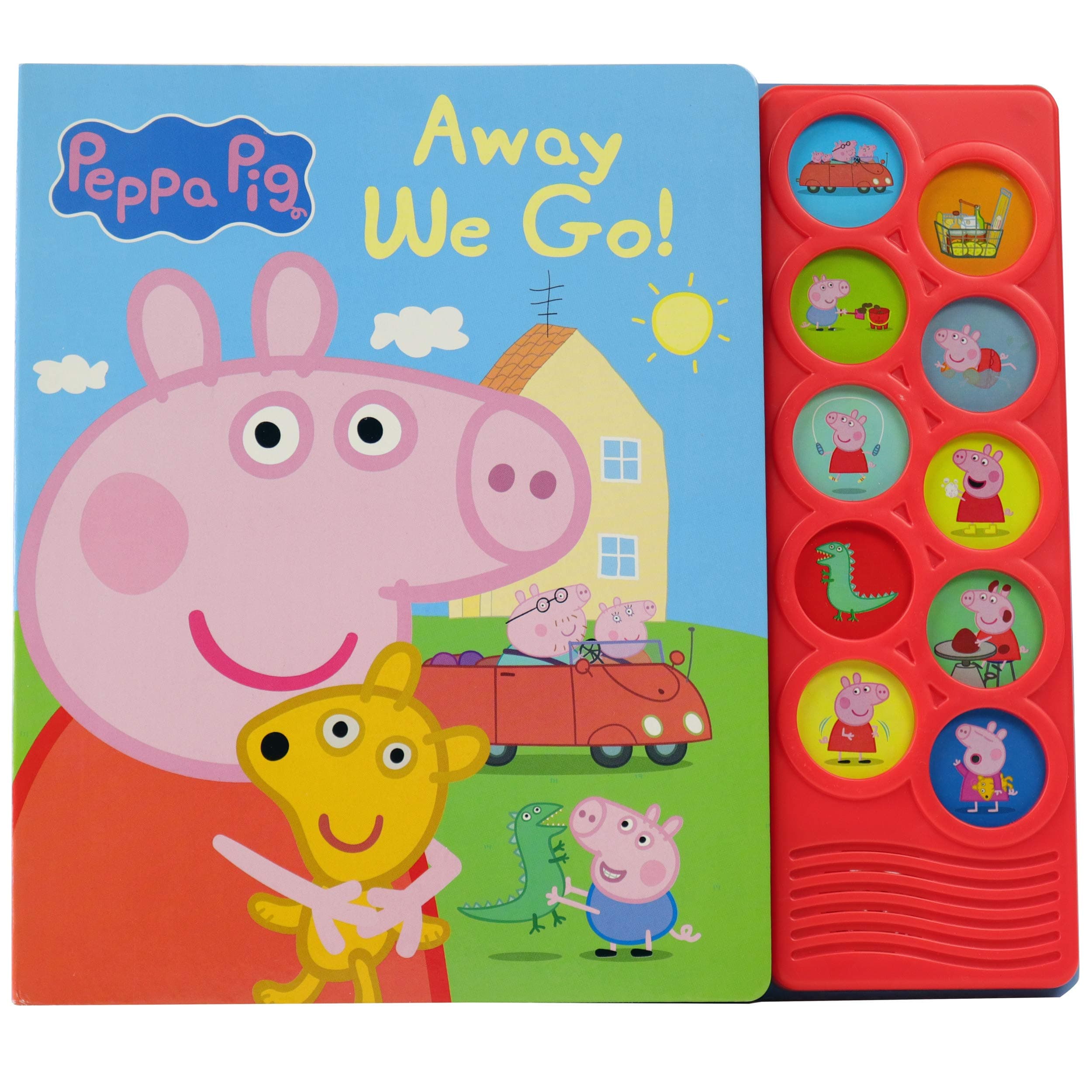 Peppa Pig - Away We Go 10-Button Sound Book