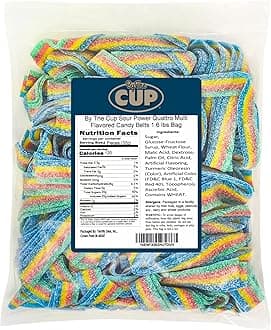 Quattro Multi Flavored Candy Belts, 1.6 lb Bulk Bag