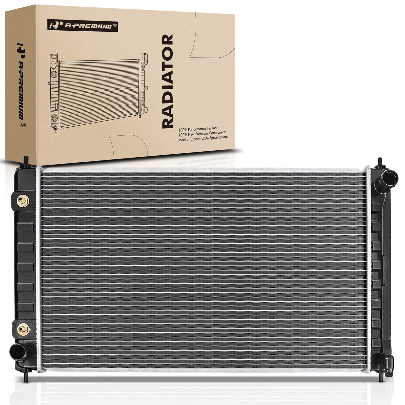 A-Premium Engine Coolant Radiator Compatible with Nissan Altima 2007-2018, Maxima 2009-2019, 2.5L 3.5L, Automatic Trans, Replace # 2988 CU2988 21460JA00A